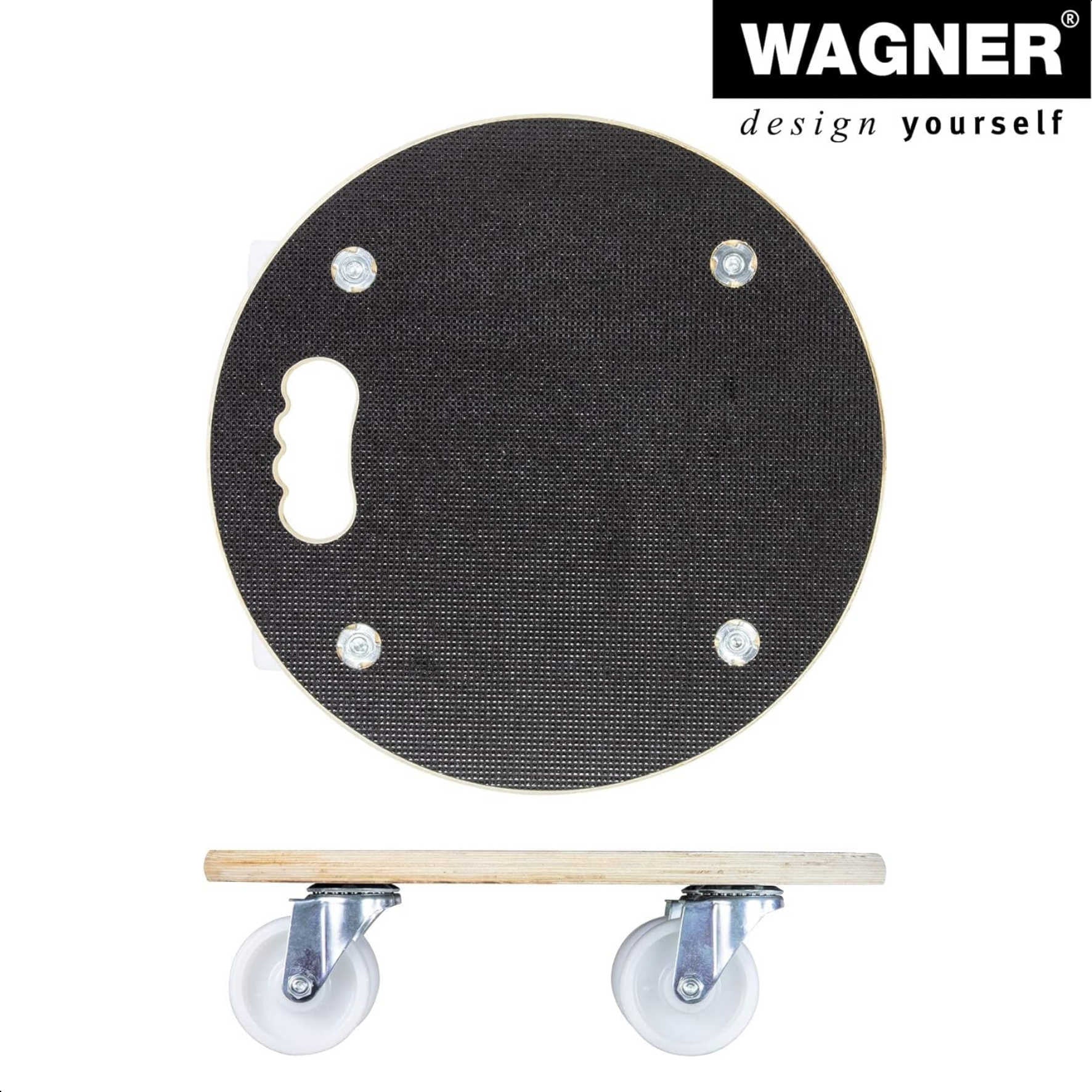 15" Black Round MaxiGrip Plant Caddy