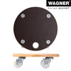 11.4" Black Round MaxiGrip Plant Caddy