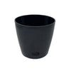 5" Black Round Self-Watering Bamboo Pot