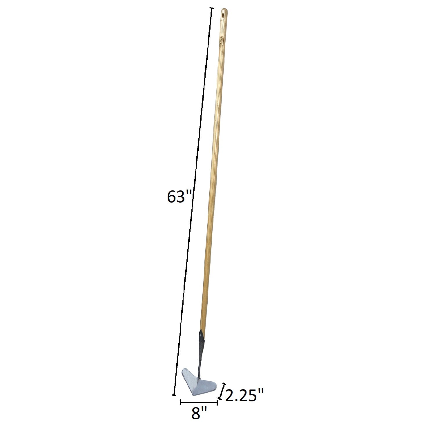 DeWit Hoe - Heart Shaped Push Long Handle