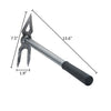 DeWit Comby Hoe - 2 Tine Cultivator /  Diamond Shaped