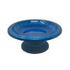 7.5" Azure Fiber Clay Birdbath