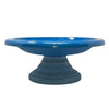 7.5" Azure Fiber Clay Birdbath