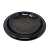 24" Antique Brown Fiber Clay Birdbath