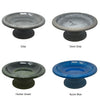 7.5" Hunter Green Fiber Clay Birdbath