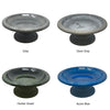 7.5" Azure Fiber Clay Birdbath
