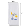 Tea Towel Four Pack- Bird Floursack Towels