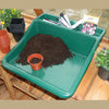 Compact Tidy Tray Green with Shelf