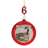 12 Days Of Christmas Ornaments (Set of 12) 4.75”H Glass