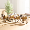 Farm Animal w/Coat (Set of 4) 4.5"H, 5"H, 5.75"H Resin