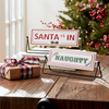 Reversible Christmas Sentiment Metal Table Sign (Set of 2)