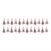 Cookie and Cookie Cutter Ornament (Set of 12) 4.25”H Clay Dough/Metal
