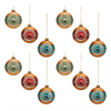 Reflector Ornament (Set of 12) 4”H Glass