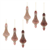 Ornament (Set of 6) 7.5”H Glass