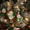 Snowman Ornament (Set of 12) 4”H Resin