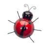 Metal Lady Bug Garden Decor (Set of 6)