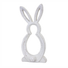 Bunny Outline (Set of 2) 5"L x 9"H, 4.75"L x 10.75"H Resin