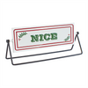 Reversible Christmas Sentiment Metal Table Sign (Set of 2)