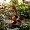 Fountain with Duck 17"D x 33"H Iron