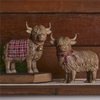 Highland Cow (Set of 2) 7.75”H Resin