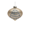 Ornament (Set of 6) 4"H, 4"H, 6.25"H Glass