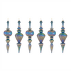 Drop Ornament (Set of 6) 12.25”H Glass