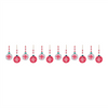 Ornament (Set of 12) 14”H MDF