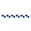 Ornament (Set of 12) 3.5”H Glass