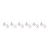 Ornament (Set of 12) 3”D Glass