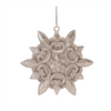 Ornate Champagne Snowflake Ornament (Set of 12)