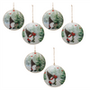 Gnome Disc Ornament (Set of 6) 6”H Iron