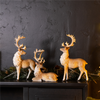 Glittered Holiday Deer Figurine (Set of 3)