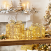 LED Wrapped Presents Display (Set of 3)
