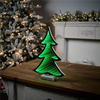 Tree Ekkolight 11.75”H Acrylic 3AA Batteries Not Included/USB Cord Included