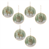 Forest Animal Disc Ornament (Set of 6) 6”H Iron