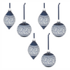 Ornament (Set of 6) 4"D, 5.75"H Glass