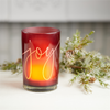 Candle Holder (Set of 2) 4.5"H, 7"H Glass