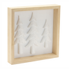 Holiday Frame (Set of 2) 12”SQ Resin/Wood