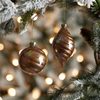 Ornament (Set of 12) 3"D, 5"H Glass