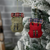Backpack Ornament (Set of 12) 4.5”H Polyester