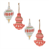 Ornament (Set of 4) 6"H, 6.5"H Iron
