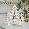 Tree Cut-Out (Set of 3) 11.5"H, 15"H, 18"H Wood