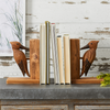 Woodpecker Bookends (Set of 2) 6.5"L x 8.75"H Wood