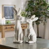 Rabbit (Set of 2) 19.5"H, 24"H Stone Powder