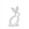Bunny Outline (Set of 2) 5"L x 9"H, 4.75"L x 10.75"H Resin