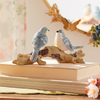 Birds on Branch 9.5"L x 4"H Resin