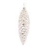 Pine Cone Ornament (Set of 12) 6.25"H, 7.25"H Glass