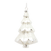 Tree Ornament (Set of 6) 5"H, 5.75"H Glass