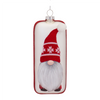 Gnome Ornament (Set of 12) 6.25”H Glass