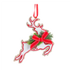 Snowman/Tree/Deer Ornament (Set of 6) 4.25"H, 4.25"H 5.25"H Resin